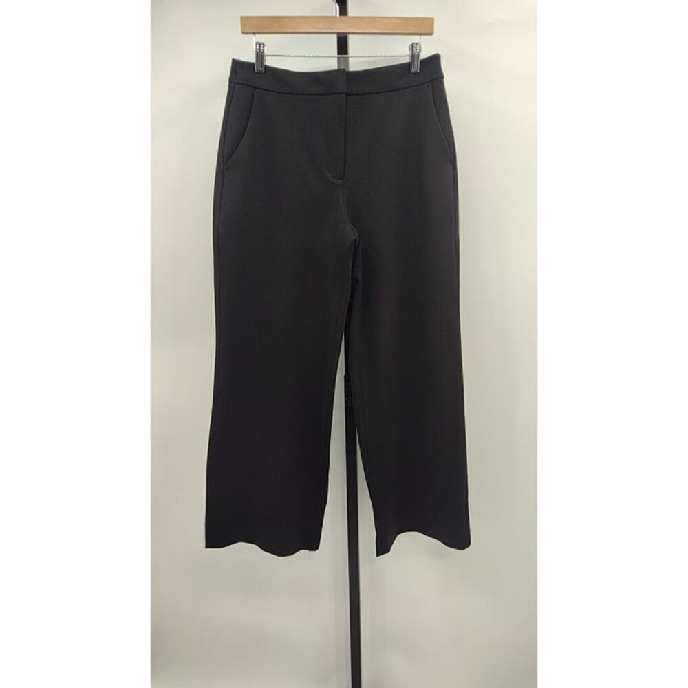 Quince Ultra-Stretch Ponte Trouser Black Pants Size 10